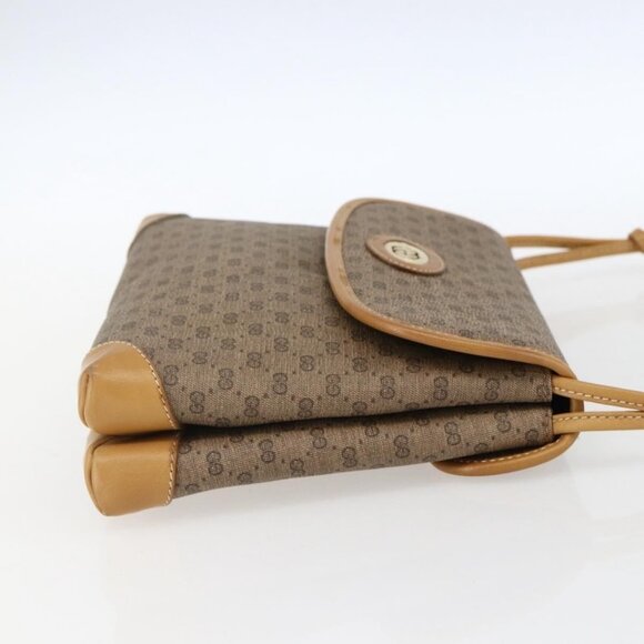 Authentic GUCCI Micro GG Supreme Shoulder Bag PVC Beige Gold 49 007 5548 - Picture 11 of 16